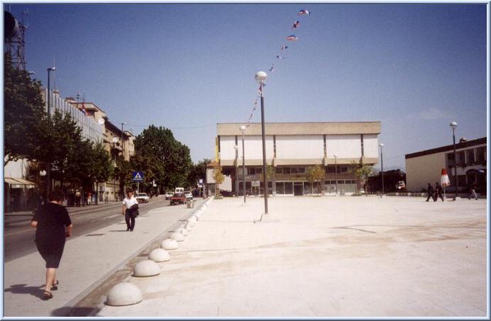 Piazza centrale di Knin